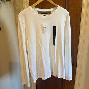 Banana Republic White Long Sleeve Tee